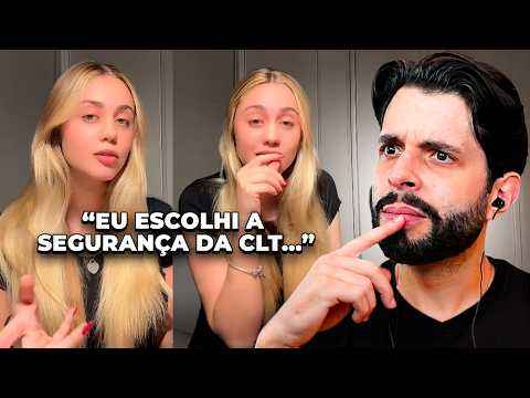 ELA LARGOU 1 MILHÃO DE SEGUIDORES PELA CLT..